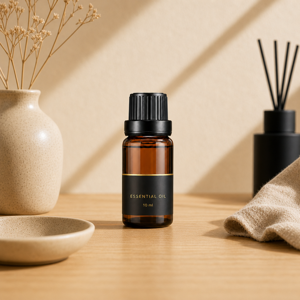 Flacon d'huile essentielle BRAISE 10 ml en verre ambré
